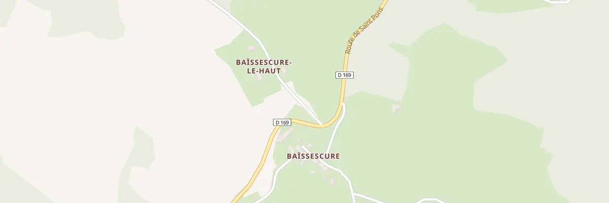 Plan du 22 Che de Baïssescure le Haut à Fraisse-sur-Agout