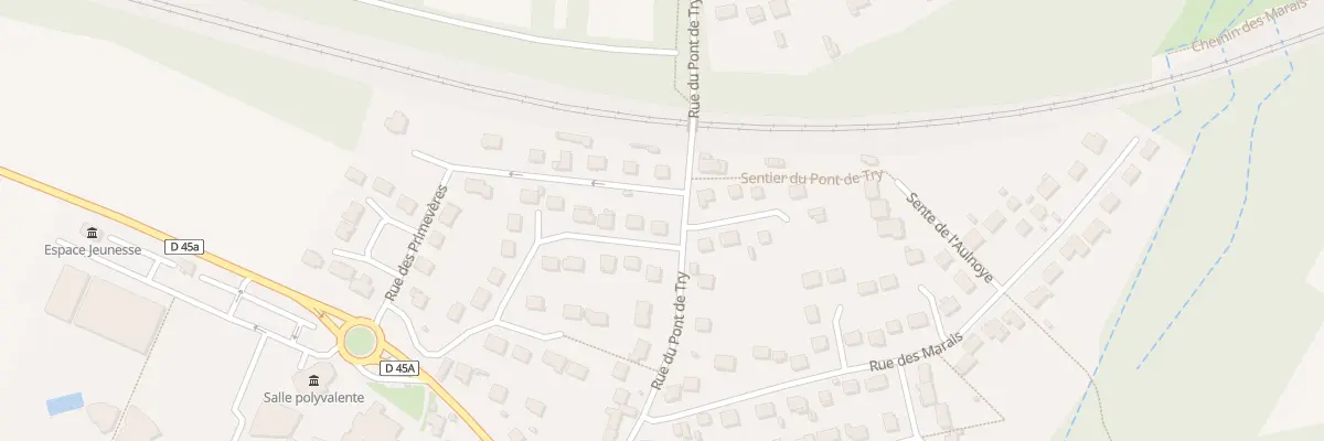 Plan du 2 Rue des Coteaux à Coupvray