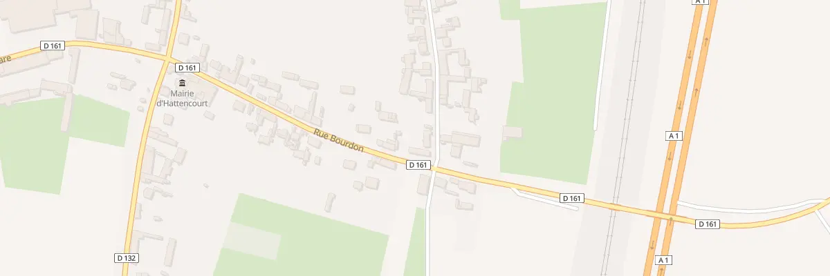 Plan du 30 Rue du Faubourg à Hattencourt