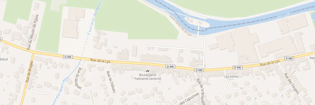 Plan du 2851 Rue de la Lys à Sailly-sur-la-Lys