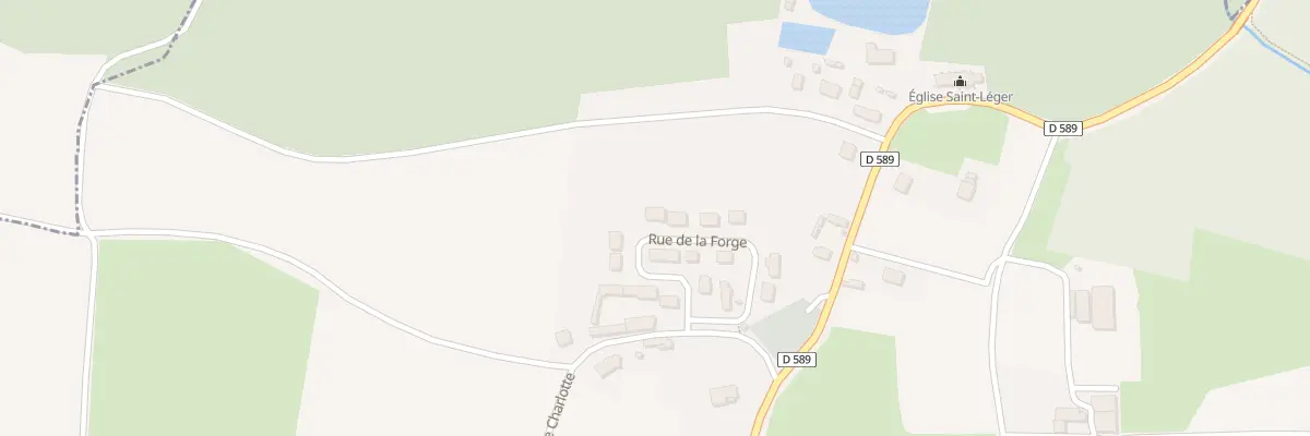 Plan du 5 Rue de la Forge à Vandélicourt