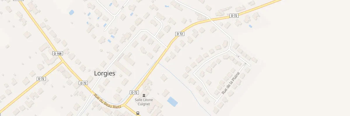 Plan du 20 Rue du Biez à Lorgies