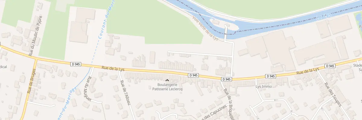 Plan du 2855 Rue de la Lys à Sailly-sur-la-Lys