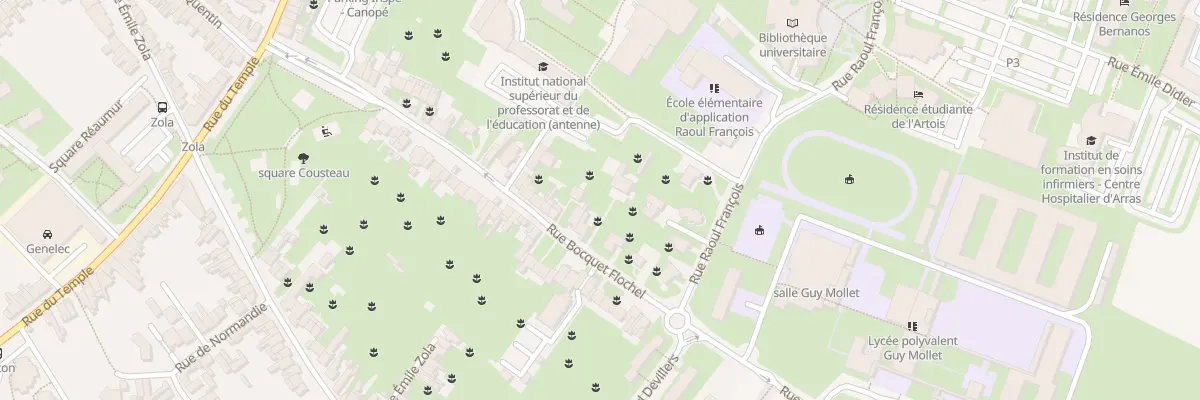 Plan du 47 Rue Bocquet Flochel à Arras