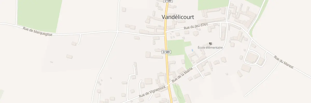 Plan du 1 Gr Grande Rue à Vandélicourt