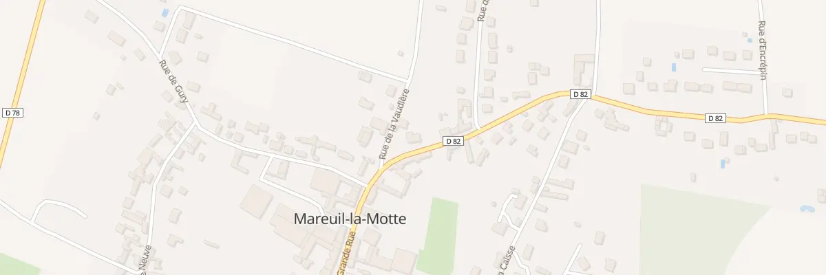 Plan du 1 Rue de Saint Claude à Mareuil-la-Motte