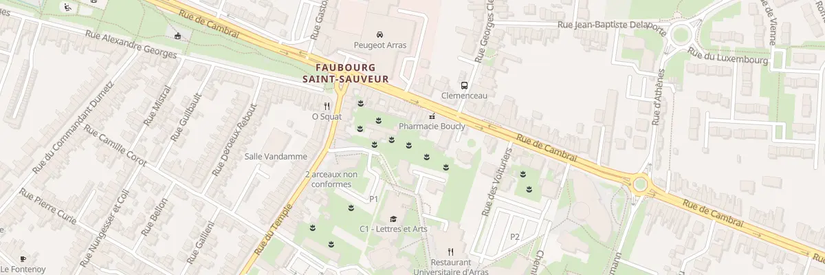 Plan du 30 Rue de Cambrai à Arras