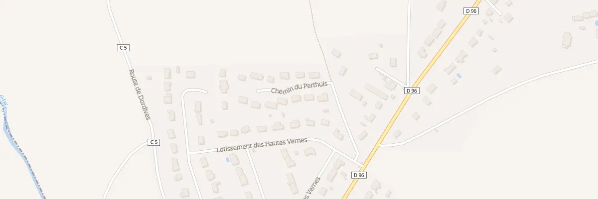 Plan du 11 Che du Perthuis à Ferrières-en-Gâtinais