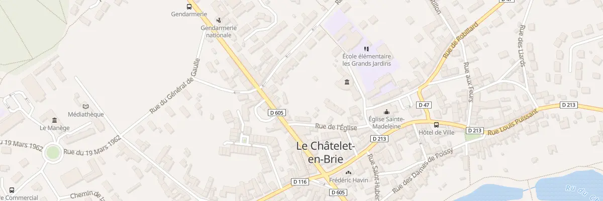 Plan du 17 Rue du 26 Août 1944 au Châtelet-en-Brie