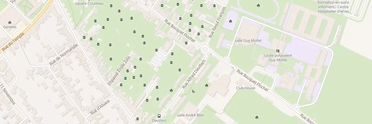 Plan du 44 Rue Bocquet Flochel à Arras