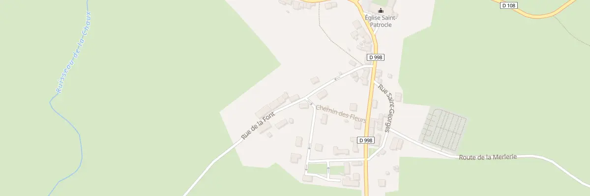 Plan du 12 Rue de la Font à Colombier
