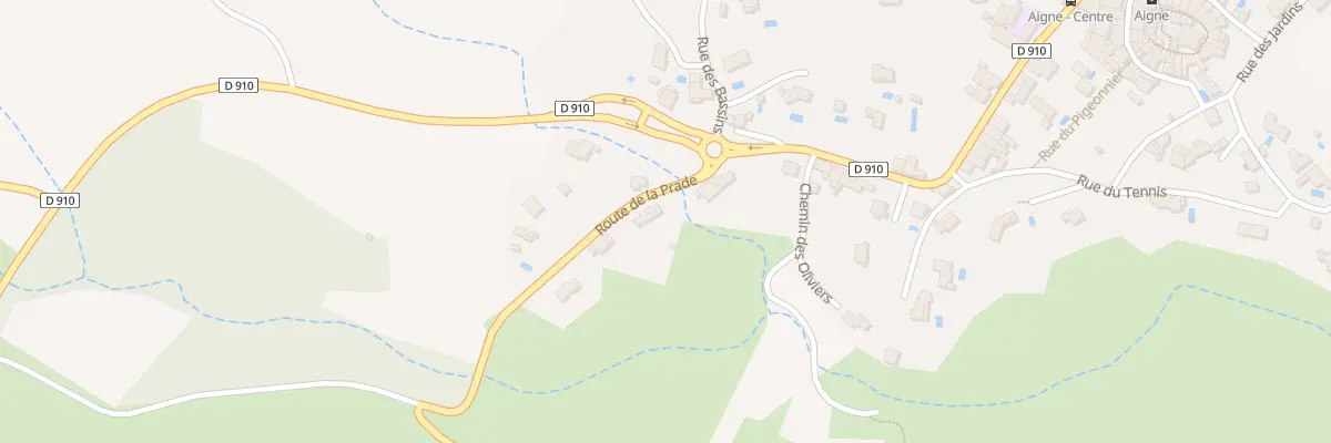 Plan du 5190F Au Village à Aigne