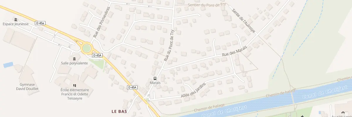 Plan du 1B Rue des Marais à Coupvray