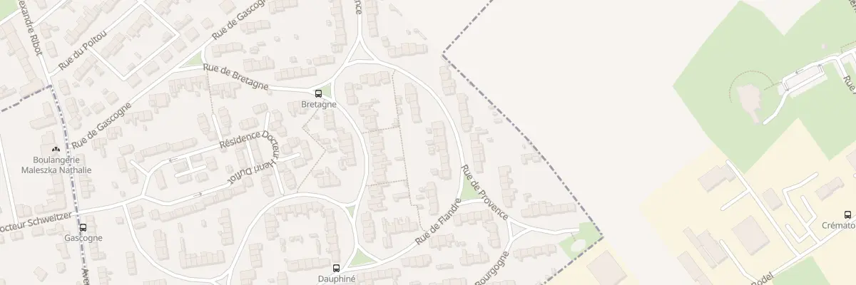 Plan du 40 Rue de Provence à Arras