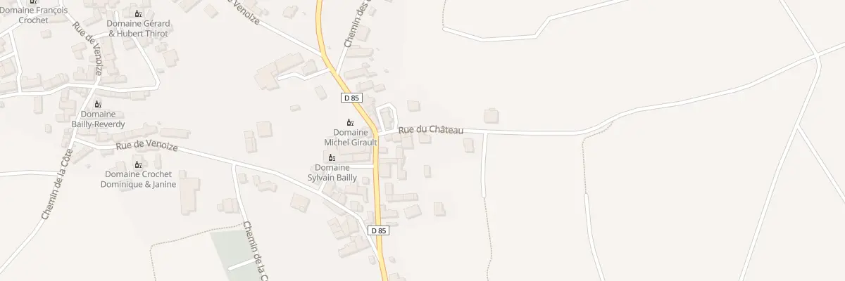 Plan du 2 Rue du Chateau à Bué