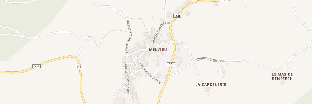 Plan du 5222 Melvieu à Saint-Victor-et-Melvieu