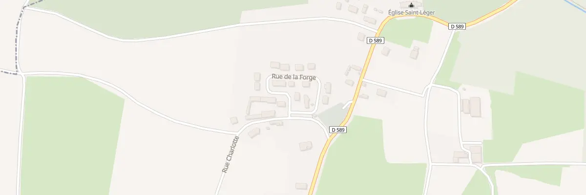 Plan du 2 Rue de la Forge à Vandélicourt