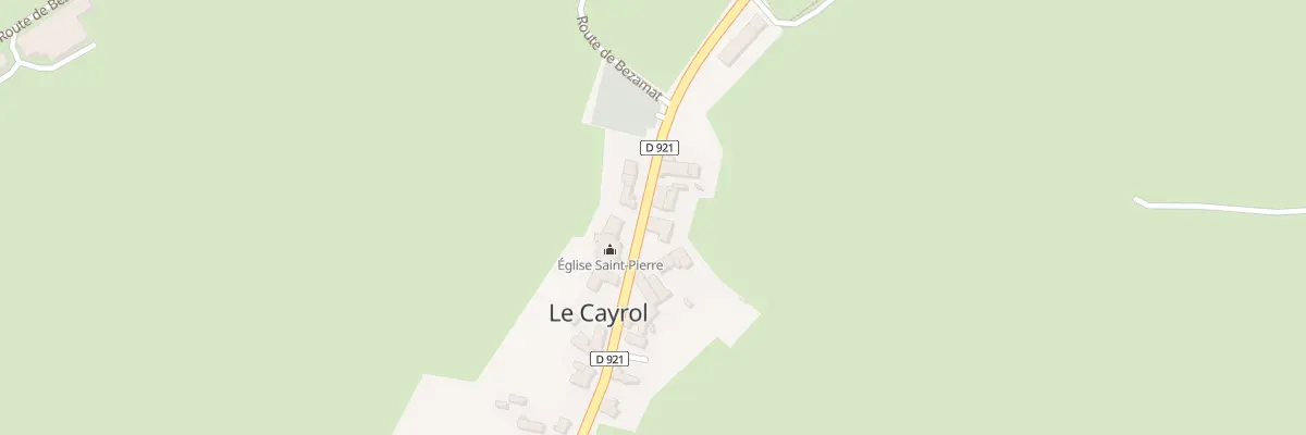 Plan du 5021 Le Cayrol au Cayrol