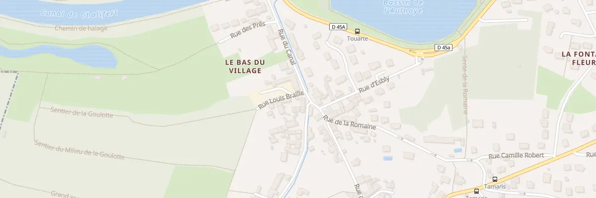 Plan du 1 Rue Louis Braille à Coupvray