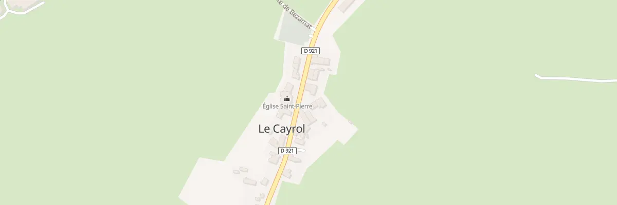 Plan du 5016 Le Cayrol au Cayrol