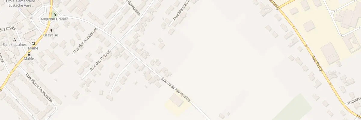 Plan du 28 Rue de la Planquette à Violaines