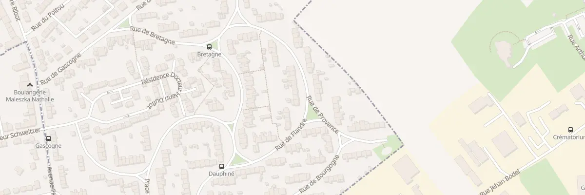 Plan du 48 Rue de Provence à Arras