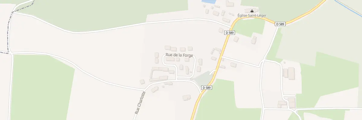 Plan du 8 Rue de la Forge à Vandélicourt