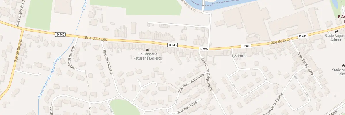 Plan du 2876 Rue de la Lys à Sailly-sur-la-Lys