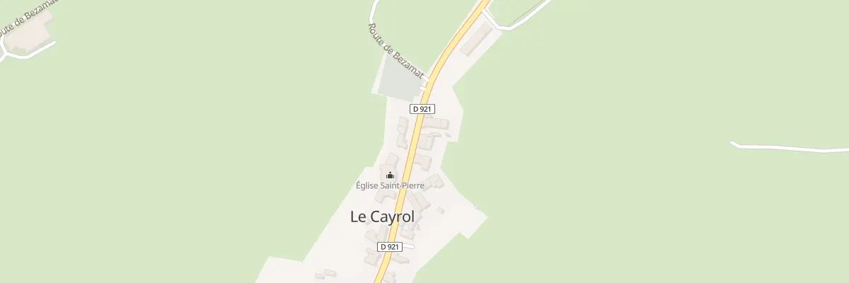 Plan du 5022 Le Cayrol au Cayrol