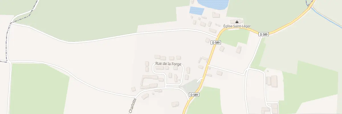 Plan du 9 Rue de la Forge à Vandélicourt