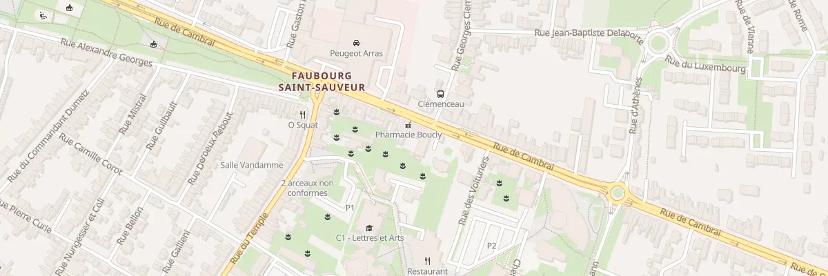 Plan du 36 Rue de Cambrai à Arras
