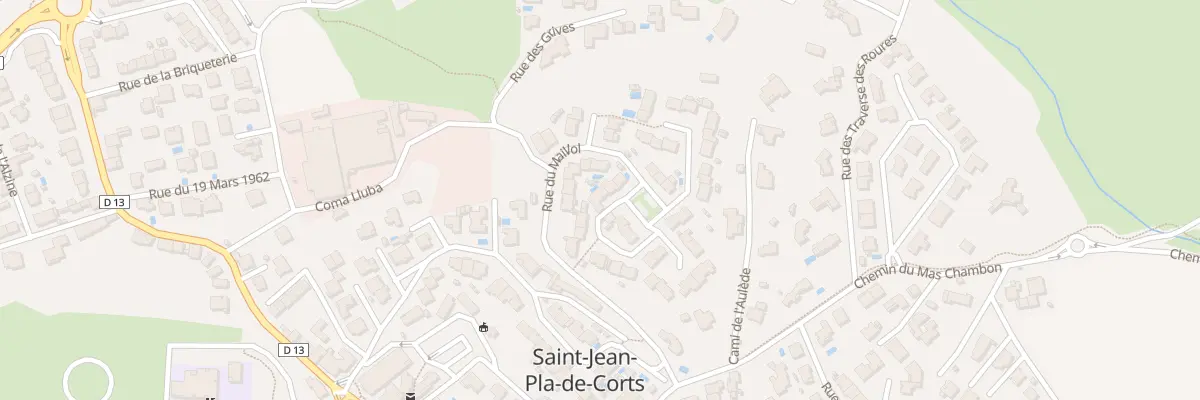 Plan du 16 Rue du Maillol à Saint-Jean-Pla-de-Corts