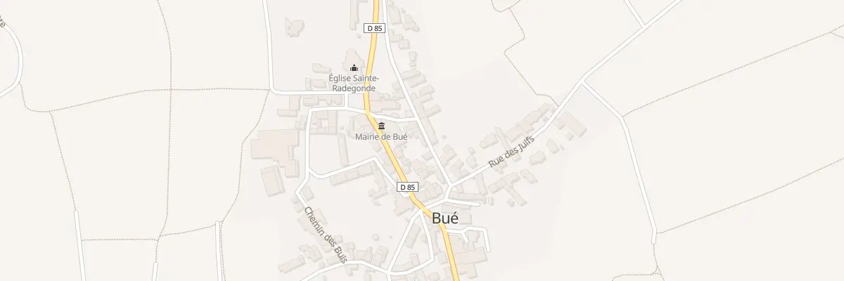 Plan du 3 Rue de la Cure à Bué