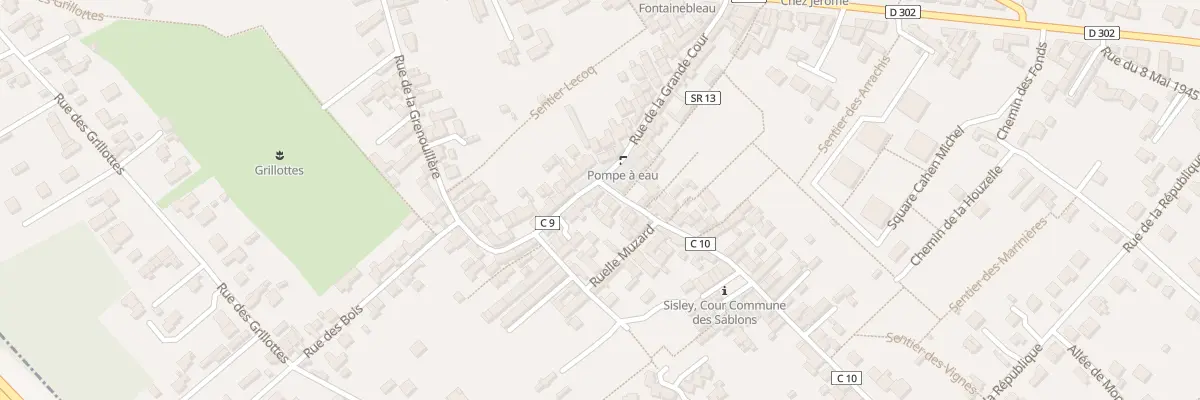 Plan du 2 Rue de la Houzelle à Moret-Loing-et-Orvanne
