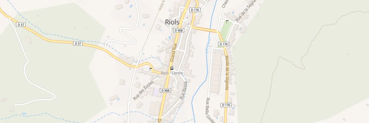 Plan du 34 Rue Basse à Riols
