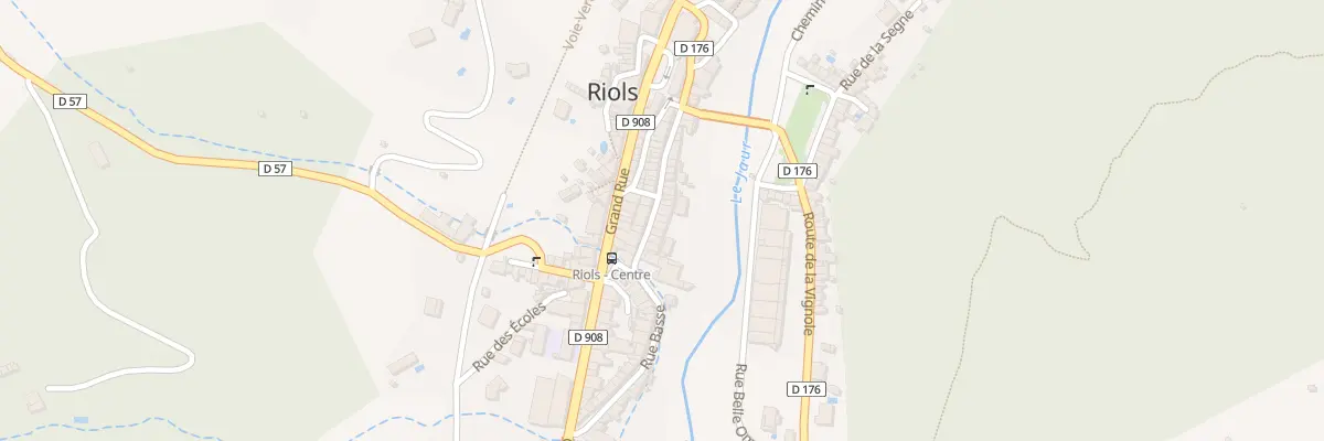 Plan du 38 Rue Basse à Riols