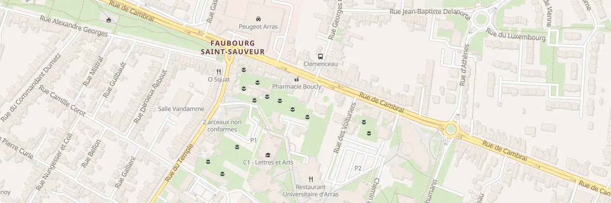 Plan du 38 Rue de Cambrai à Arras
