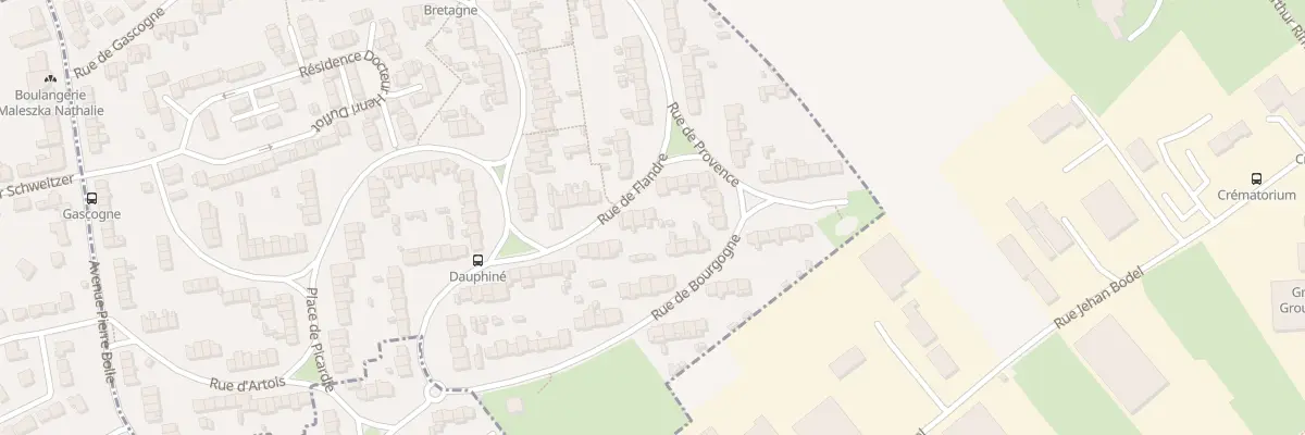 Plan du 44 Rue de Flandre à Arras