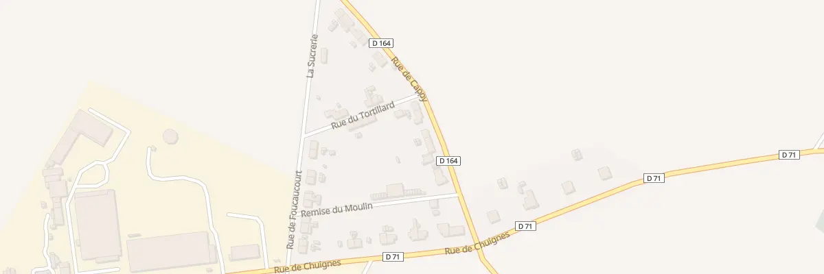 Plan du 7 Rue de Cappy à Dompierre-Becquincourt