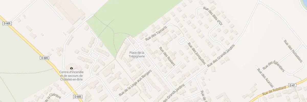 Plan du 12 Rue des Lilas au Châtelet-en-Brie