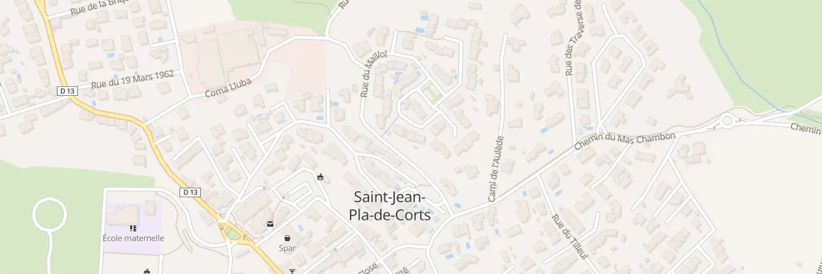 Plan du 10 Rue des Merles à Saint-Jean-Pla-de-Corts