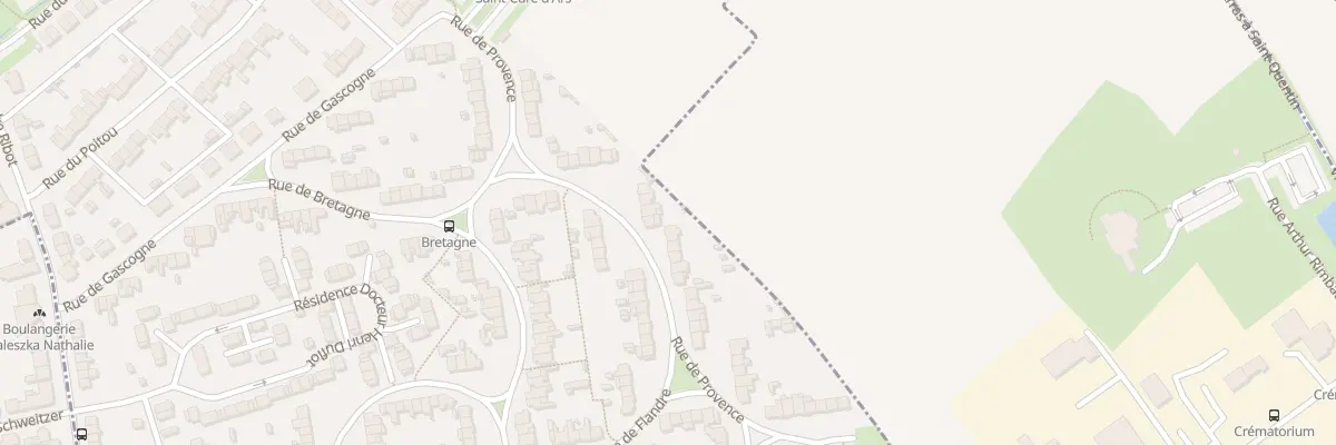 Plan du 29 Rue de Provence à Arras