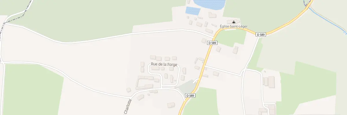 Plan du 11 Rue de la Forge à Vandélicourt