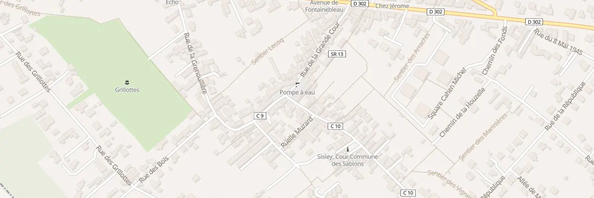 Plan du 1 Rue de la Houzelle à Moret-Loing-et-Orvanne