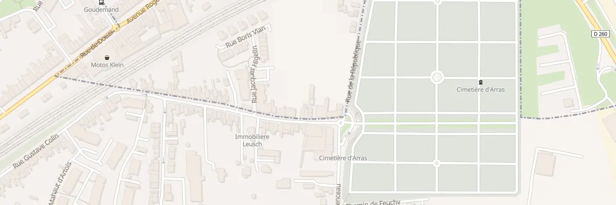 Plan du 51 Rue Gustave Colin à Saint-Laurent-Blangy