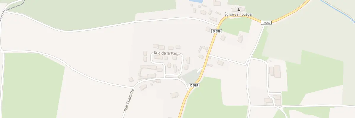 Plan du 10 Rue de la Forge à Vandélicourt