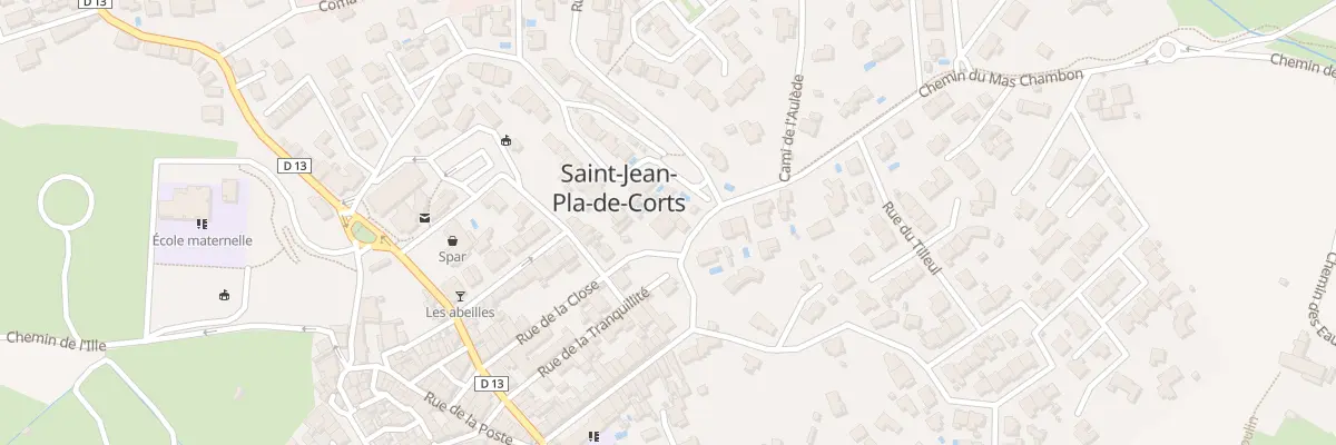 Plan du 1B Che du Mas Chambon à Saint-Jean-Pla-de-Corts