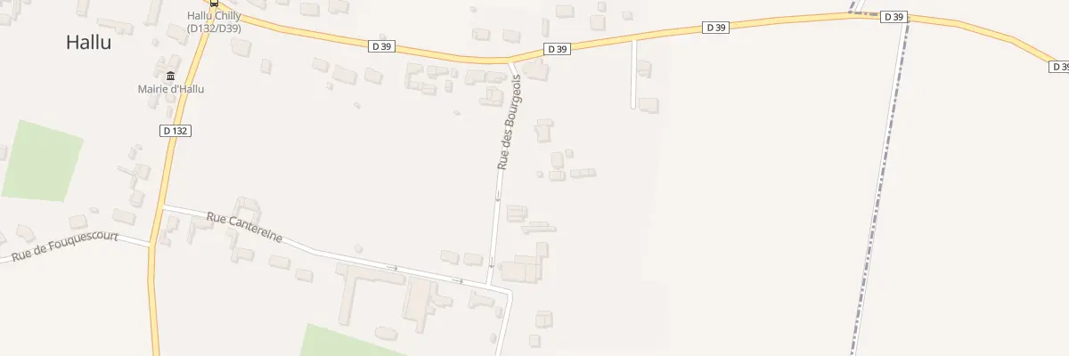 Plan du 5 Rue des Bourgeois à Hallu