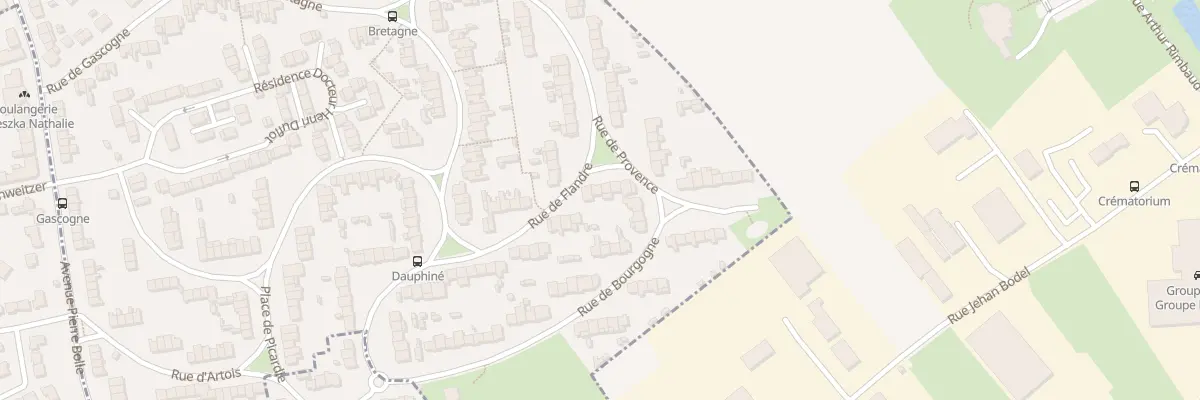 Plan du 48 Rue de Flandre à Arras
