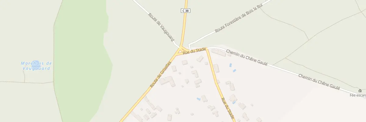 Plan du 1029 Rue du Stade à Paucourt